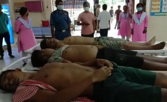 Amarpur : 3 men died after inhaling toxic gas from septic tank Amarpur : 3 men died after inhaling toxic gas from septic tank